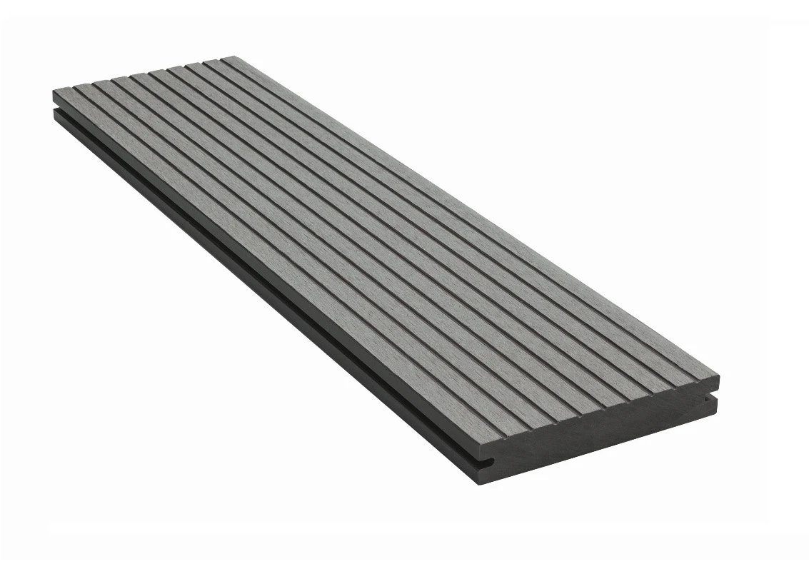 CarpGarant Vlonderplank Composiet 2.3 x 14.0 cm (23 x 140 mm) Massief Grijs - Lengte 500 cm - Afbeelding 1